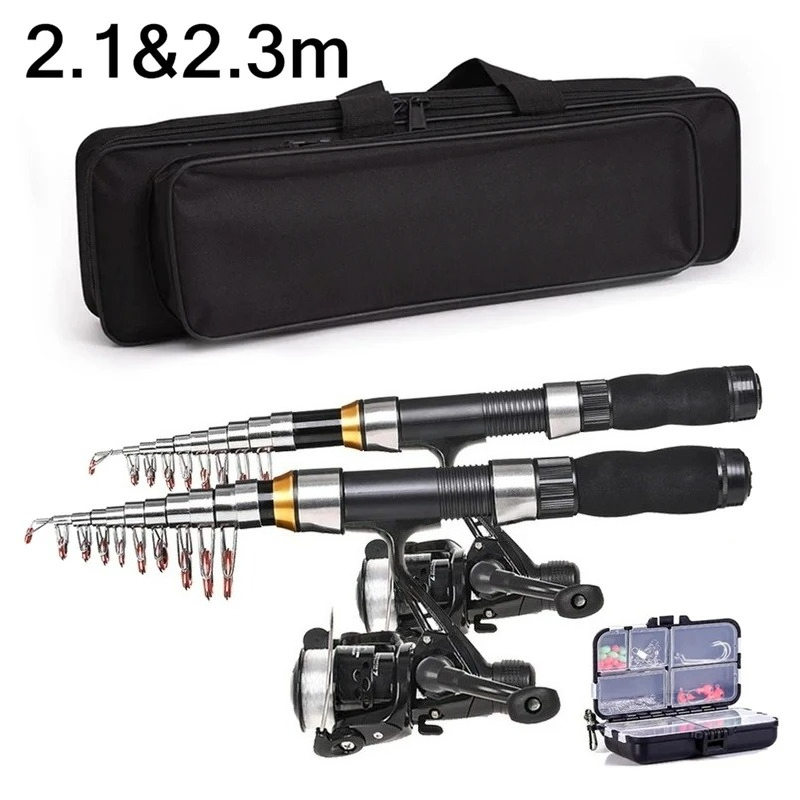BRAVMAK 2.1/2.3 mTelescópica V - Spincast Reel avaliação e preço